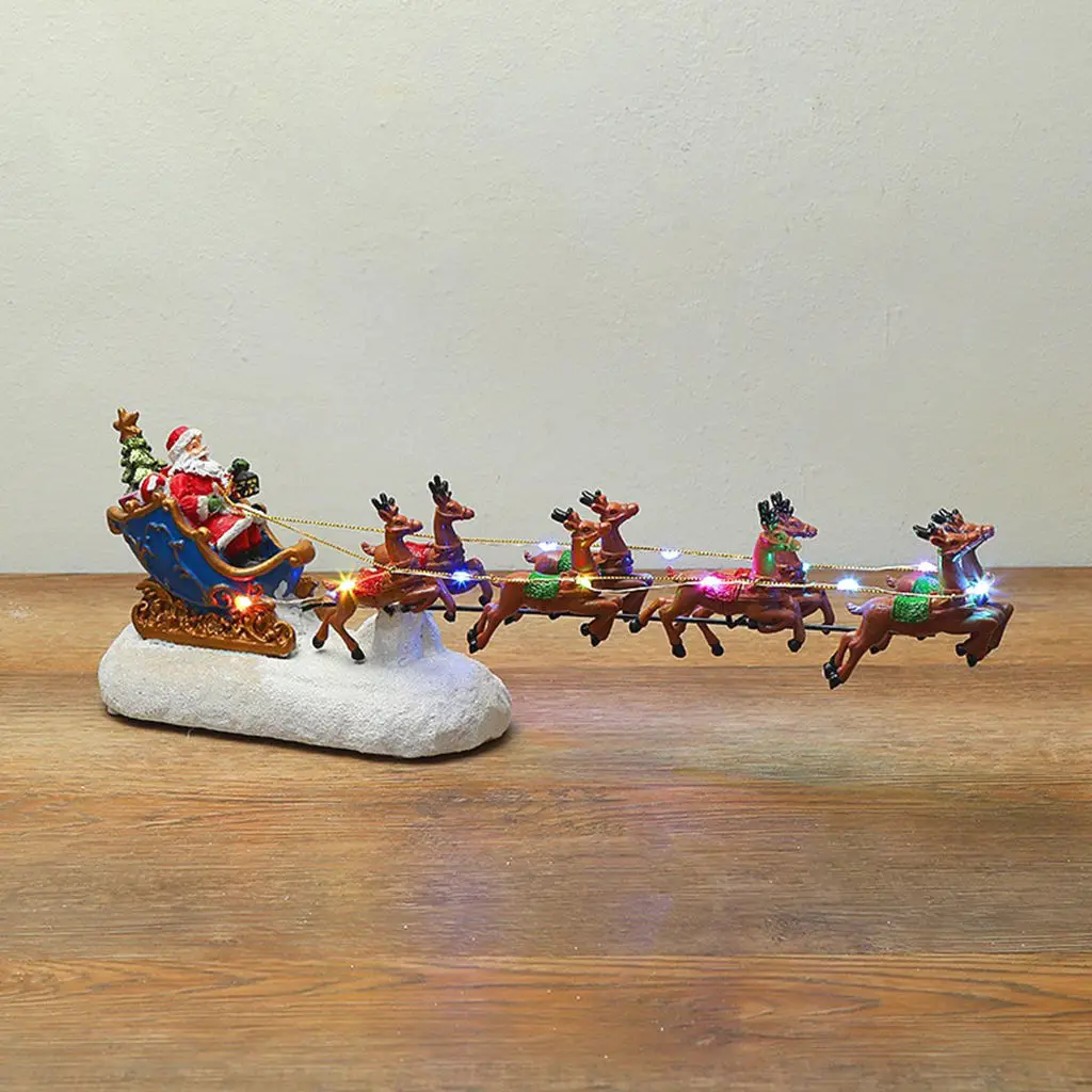 Santa Sleigh and Reindeer Assortment Christmas Ornaments Luminous Music Reindeer Car Home Decoration
Santa Sleigh and Reindeer Assortment Christmas Ornaments Luminous Music Reindeer Car Home Decoration