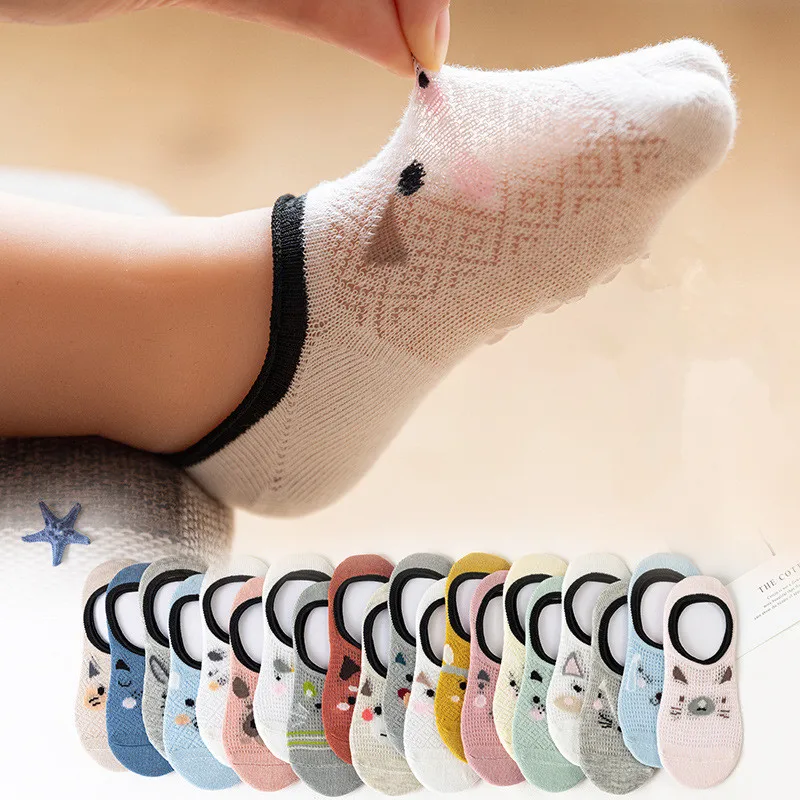 5 Pairs/lot 0 to 4Y Summer Thin Mesh Socks Children's Cotton Socks Breathable No-Show Non-Slip Boat Socks For Kids Girls Boys
5 Pairs/lot 0 to 4Y Summer Thin Mesh Socks Children's Cotton Socks Breathable No-Show Non-Slip Boat Socks For Kids Girls Boys