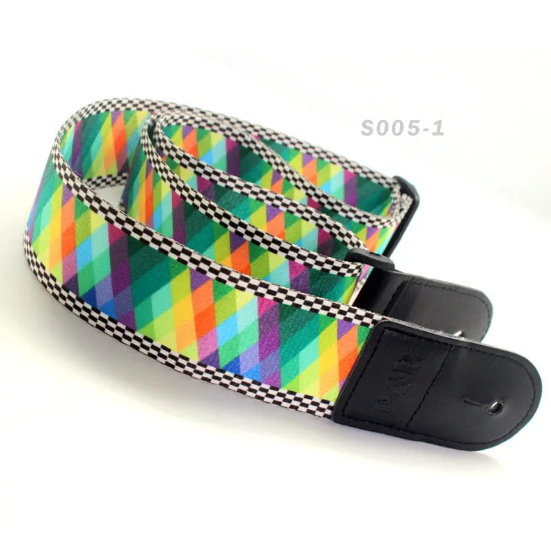 Thermal Transfer Printing Guitar Strap with PU Leather Head Electric Guitar Acoustic Guitar Folk Guitar Bass Belt
Thermal Transfer Printing Guitar Strap with PU Leather Head Electric Guitar Acoustic Guitar Folk Guitar Bass Belt