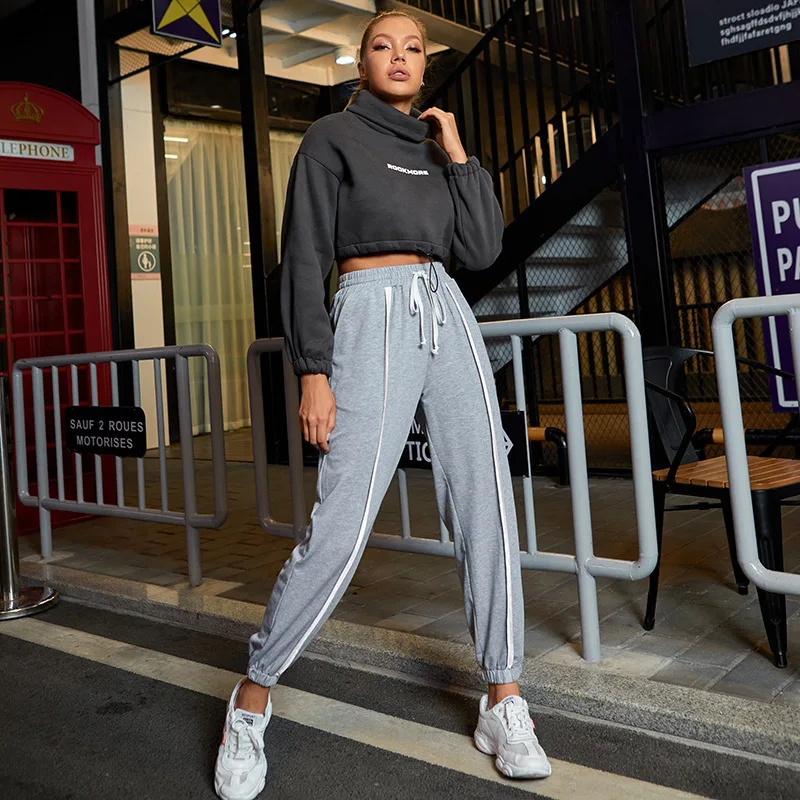 Gray Sweatpants for Women 2021 Autumn New Baggy Fashion Oversize Sports Pants Balck Trousers Female Joggers Streetwear
Gray Sweatpants for Women 2021 Autumn New Baggy Fashion Oversize Sports Pants Balck Trousers Female Joggers Streetwear