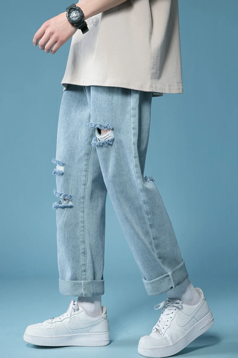 Summer Thin Loose Straight Cropped Ins Trendy High Street Light Color Pants Summer
Summer Thin Loose Straight Cropped Ins Trendy High Street Light Color Pants Summer