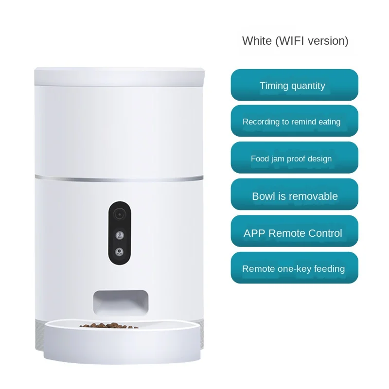 PET Intelligence Feeder Cat Dog Dog Automatic Feeding Machine Timing Quantitative Feeding Machine Supplies Large Capacity
PET Intelligence Feeder Cat Dog Dog Automatic Feeding Machine Timing Quantitative Feeding Machine Supplies Large Capacity