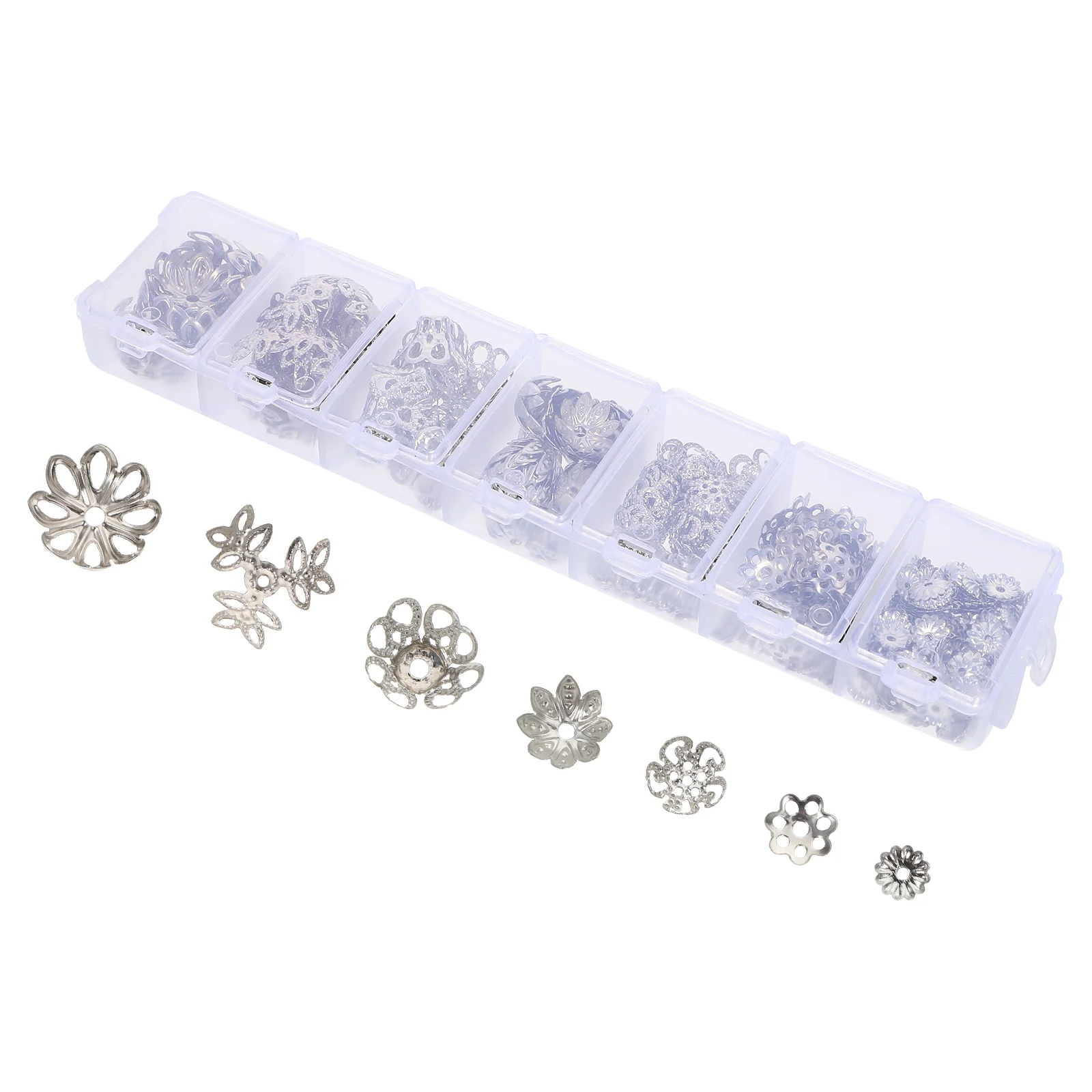 1 Box Hollow-out Flower Caps Alloy Flower Spacer Beads Caps for DIY Jewelry Making
1 Box Hollow-out Flower Caps Alloy Flower Spacer Beads Caps for DIY Jewelry Making