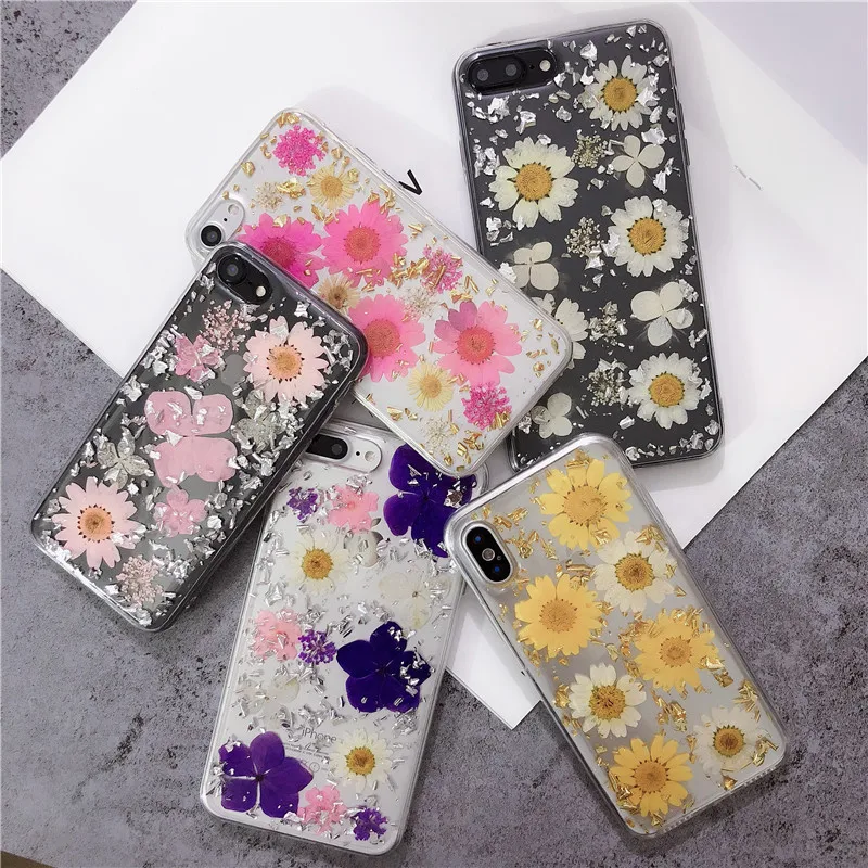 Tfshining Bling Real Flower Dried Flower Phone Case For iPhone 11 Pro Max XR XS Max 6 S 7 8 plus SE 2020 Gold Foil Glitter Cover
Tfshining Bling Real Flower Dried Flower Phone Case For iPhone 11 Pro Max XR XS Max 6 S 7 8 plus SE 2020 Gold Foil Glitter Cover