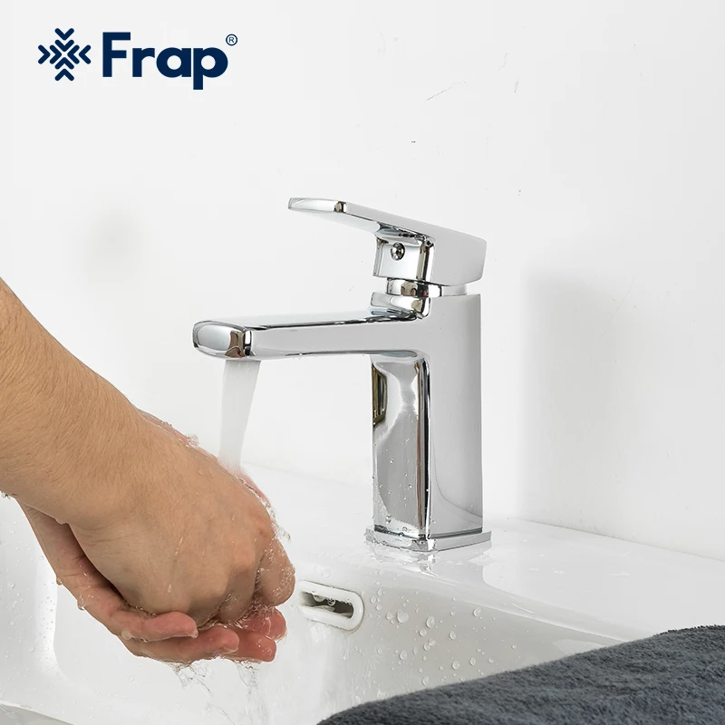 Frap Brass Chrome Plated Basin Faucet Cold and Hot Water Mixer Tap Deck Mounted Single Handle Single Hole Washbasin Crane F1060
Frap Brass Chrome Plated Basin Faucet Cold and Hot Water Mixer Tap Deck Mounted Single Handle Single Hole Washbasin Crane F1060