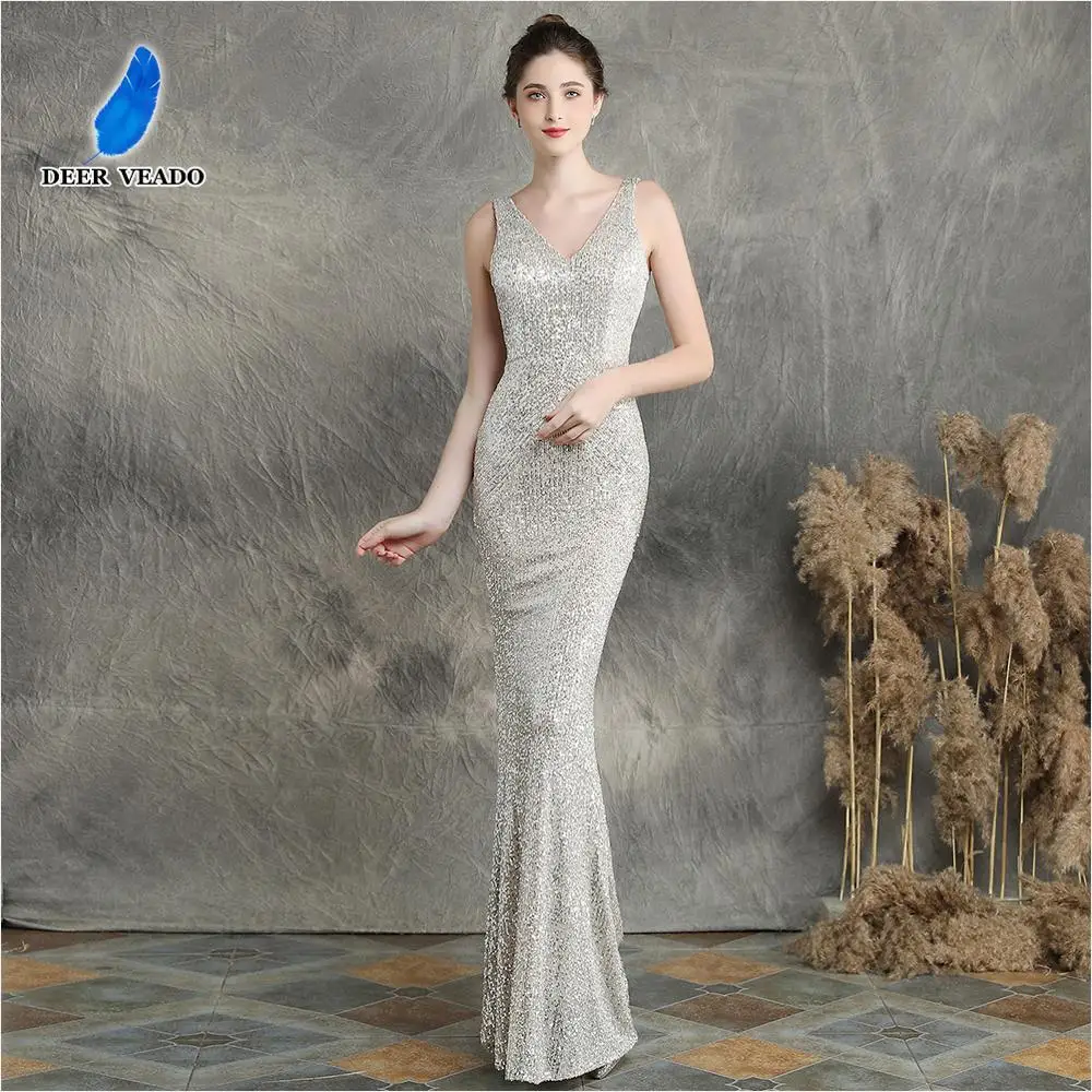DEERVEADO Sexy Deep V Neck Mermaid Evening Dresses Long Party Dresses Formal Dress Robe De Soiree K16283
DEERVEADO Sexy Deep V Neck Mermaid Evening Dresses Long Party Dresses Formal Dress Robe De Soiree K16283