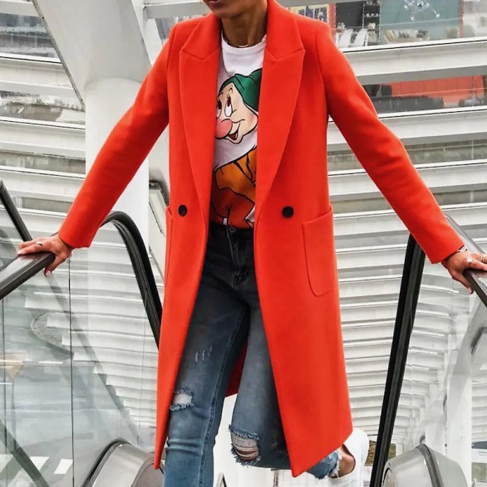 2020 Women Autumn Winter Double Breasted Long Wool Coat Ladies Long Sleeve Notched Collar Overcoat Parka Jacket Vintage
2020 Women Autumn Winter Double Breasted Long Wool Coat Ladies Long Sleeve Notched Collar Overcoat Parka Jacket Vintage