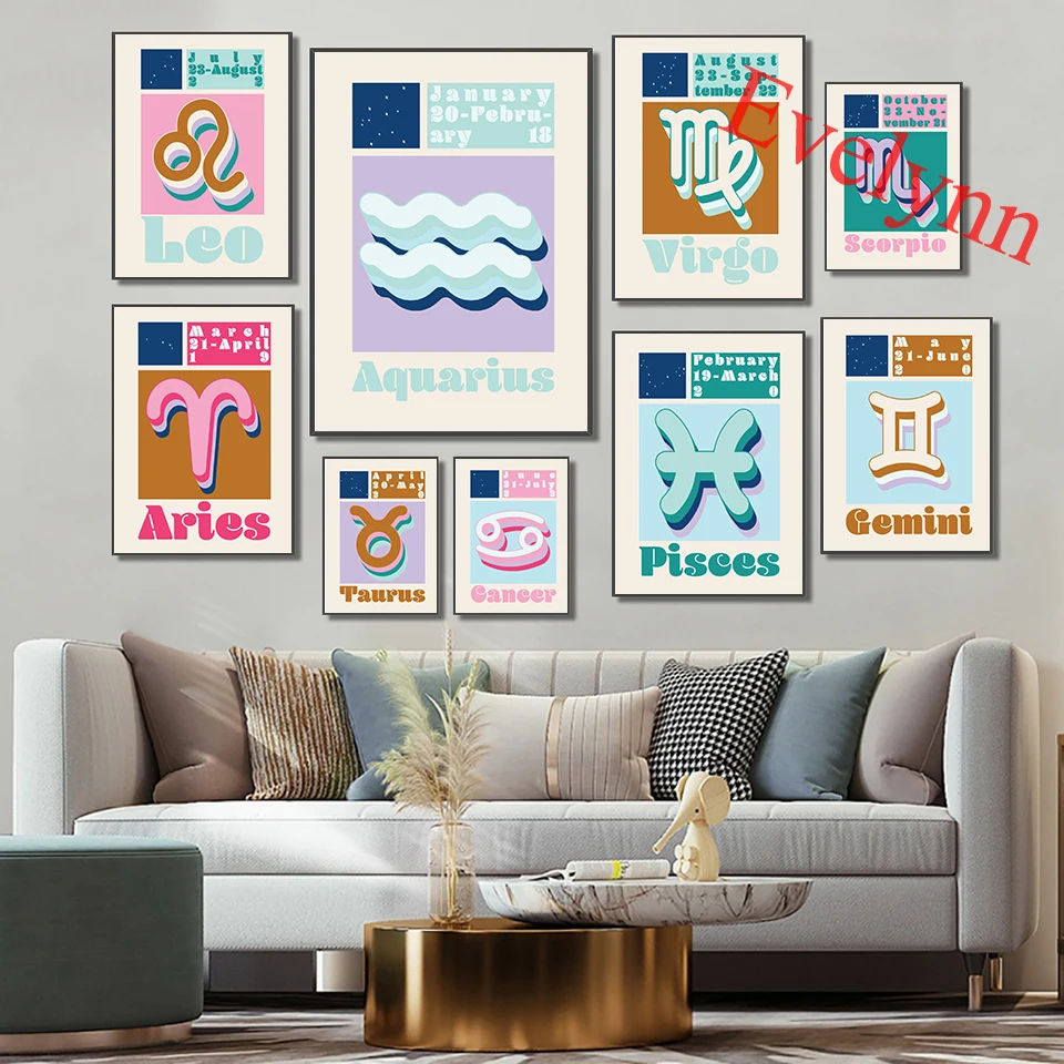 Gemini Aries Sagittarius Sign Scorpio Cancer Leo Libra Virgo Aquarius 12 Zodiac Signs Posters Wall Art Prints Home Decor Canvas
Gemini Aries Sagittarius Sign Scorpio Cancer Leo Libra Virgo Aquarius 12 Zodiac Signs Posters Wall Art Prints Home Decor Canvas