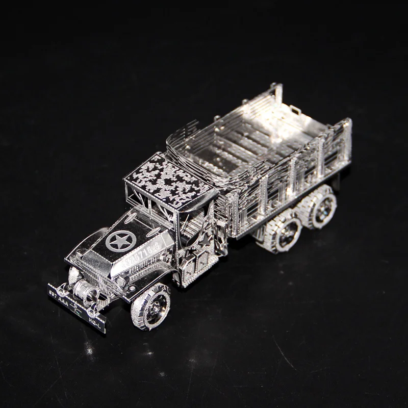 3D Puzzle DIY metal GMC 2.5T 6x6 TRUCK mini model kits Collection Toys Gifts earth Laser Cutting Jigsaw precision measurement fo
3D Puzzle DIY metal GMC 2.5T 6x6 TRUCK mini model kits Collection Toys Gifts earth Laser Cutting Jigsaw precision measurement fo