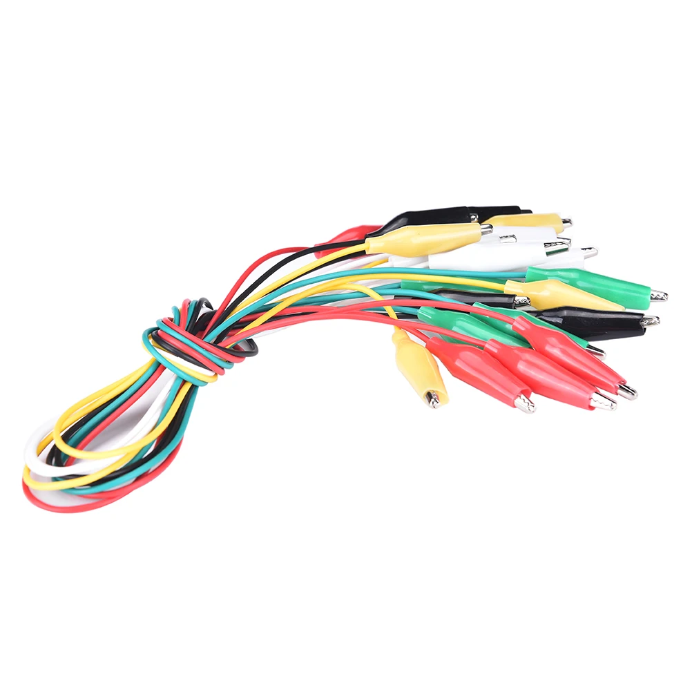 10 PCS Double-ended Crocodile Alligator Test Cable Leads Clips Wire Testing Wires Probe
10 PCS Double-ended Crocodile Alligator Test Cable Leads Clips Wire Testing Wires Probe