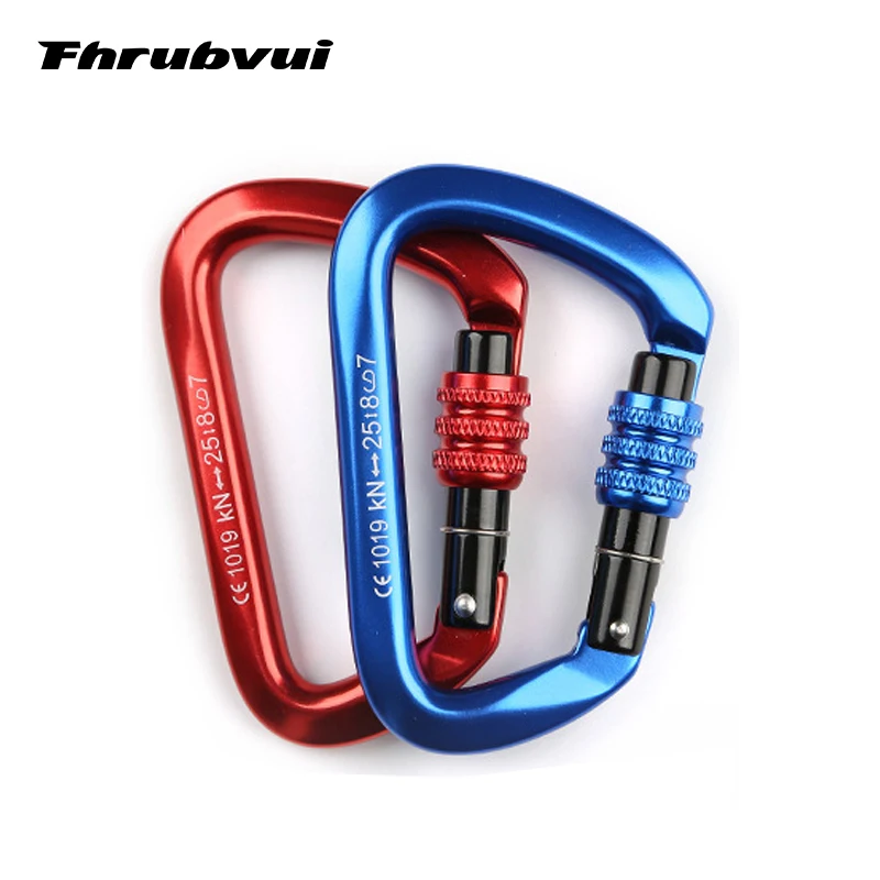 Карабин для скалолазания 25KN предохранительная D-образная Пряжка автоматический замок Пружинные алюминиевые карабины наборы для улицы
Карабин для скалолазания 25KN предохранительная D-образная Пряжка автоматический замок Пружинные алюминиевые карабины наборы для улицы