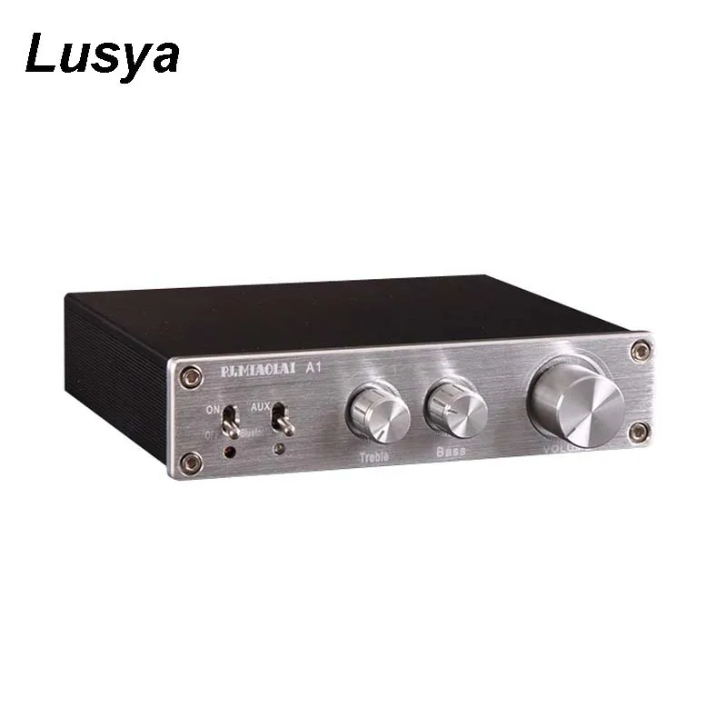 Цифровой Hi-Fi стерео усилитель мощности TPA3116D2 A1, Bluetooth 5,0, бас, Высокая мощность 100 Вт + 100 Вт, 2,0 каналов, DC 19 в, T0815
Цифровой Hi-Fi стерео усилитель мощности TPA3116D2 A1, Bluetooth 5,0, бас, Высокая мощность 100 Вт + 100 Вт, 2,0 каналов, DC 19 в, T0815