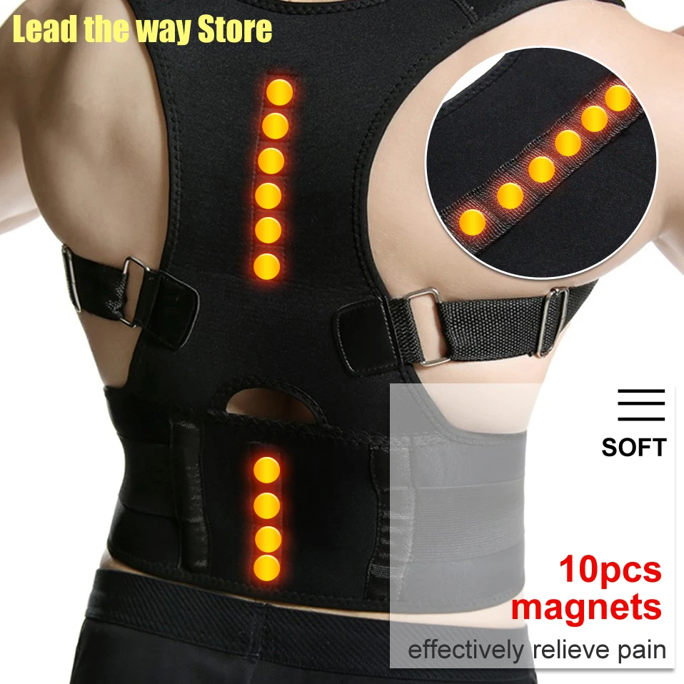 Waist Magnetic Strap Support Belt for Back Brace Posture Corrector Straightener Shoulder Double Band Relieves Waist Trimmer Belt
Waist Magnetic Strap Support Belt for Back Brace Posture Corrector Straightener Shoulder Double Band Relieves Waist Trimmer Belt