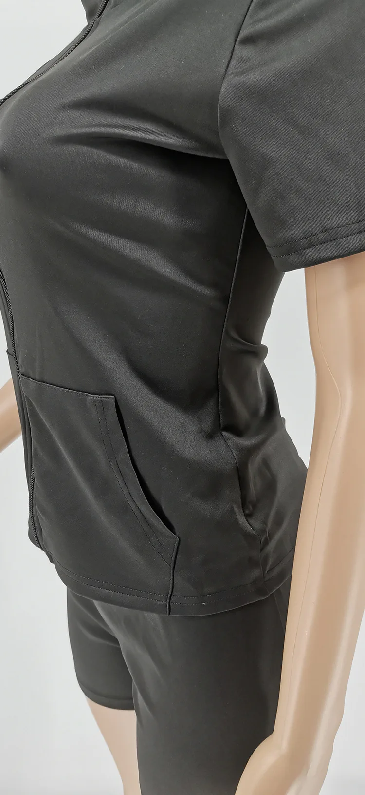 2 piece set women solid color t-shirt biker shorts zip up outfits tracksuit sweat suit joggers summer bodycon fitness workout
2 piece set women solid color t-shirt biker shorts zip up outfits tracksuit sweat suit joggers summer bodycon fitness workout