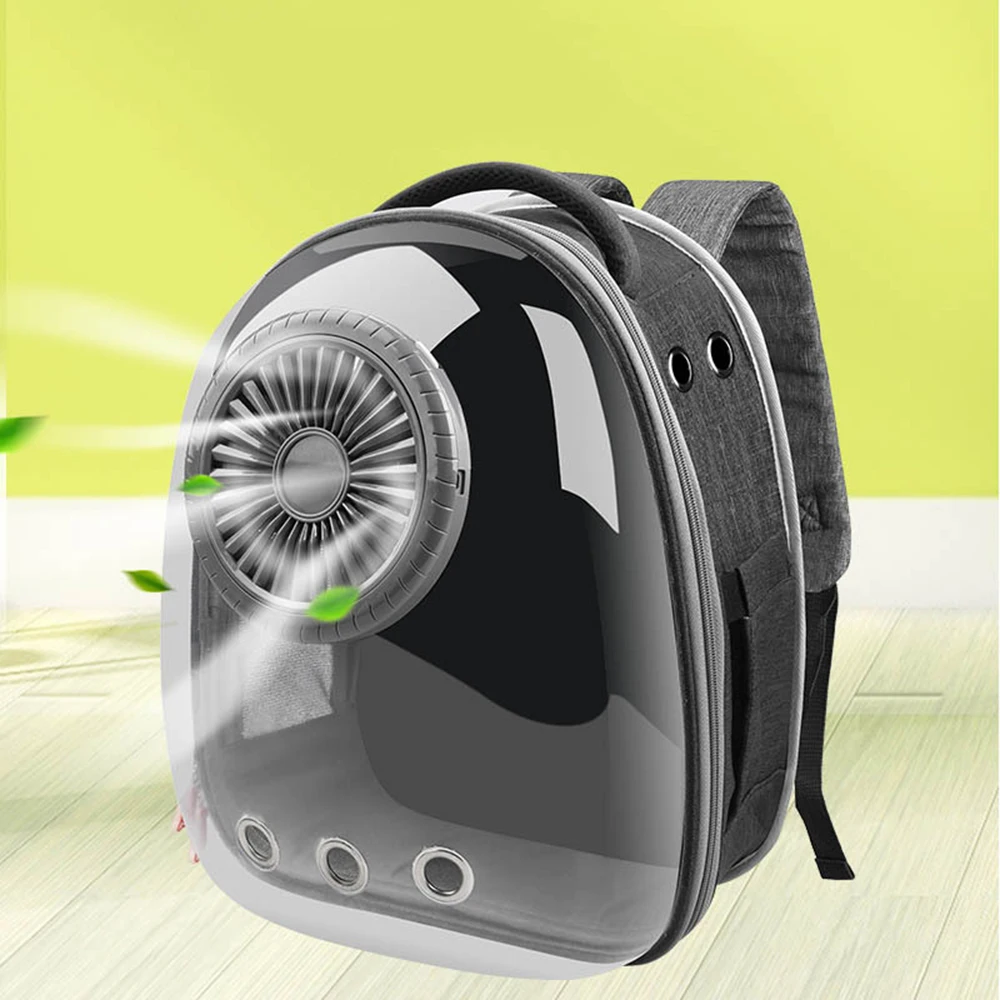 With Fan Built In Cat Backpack Carrier, Portable Space Capsule Transparent Clear Bubble Pet Carrier for Large Cat and Small Dog
With Fan Built In Cat Backpack Carrier, Portable Space Capsule Transparent Clear Bubble Pet Carrier for Large Cat and Small Dog