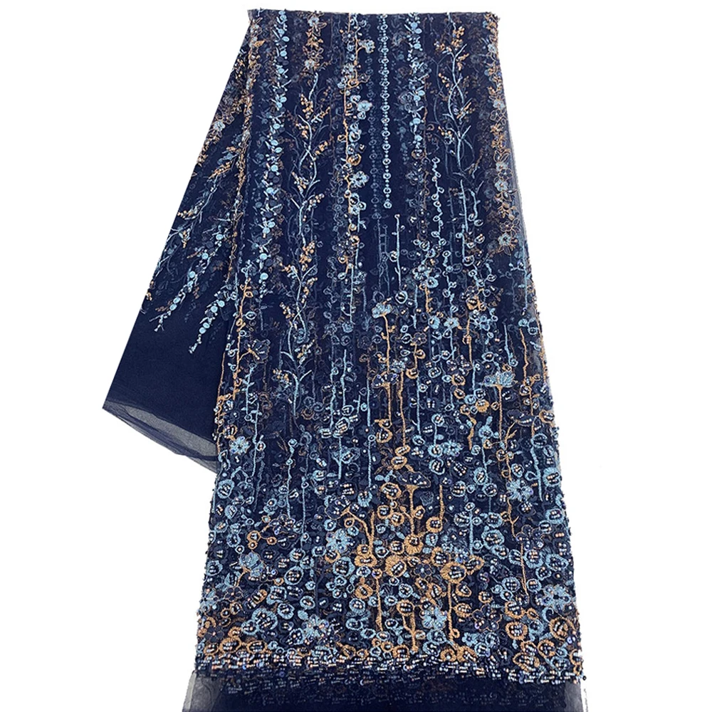 Multicolor African Mesh Tulle with Sequins Guipure Cord Floral Embroidery Handmade Beaded Lace Fabric By Yard for Sewing Dresses
Multicolor African Mesh Tulle with Sequins Guipure Cord Floral Embroidery Handmade Beaded Lace Fabric By Yard for Sewing Dresses