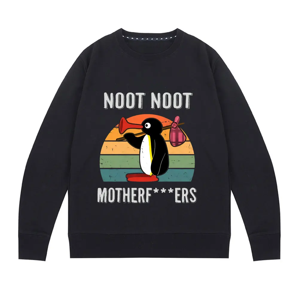 New Trendy Noot Noot Pingu Vintage Sweatshirt Oversized Aesthetic Ulzzang Cute Pattern Sweatshirts Men Loose Pullover Hombre Man
New Trendy Noot Noot Pingu Vintage Sweatshirt Oversized Aesthetic Ulzzang Cute Pattern Sweatshirts Men Loose Pullover Hombre Man