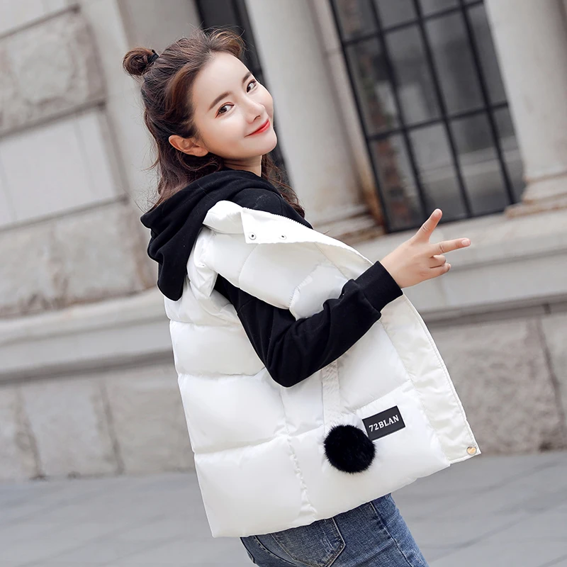 Winter Autumn Women Cotton Vests Coats New Warm Zipper Pockets Parka Vests Jackets Lady Sleeveless Waistcoat Outwear C 691
Winter Autumn Women Cotton Vests Coats New Warm Zipper Pockets Parka Vests Jackets Lady Sleeveless Waistcoat Outwear C 691