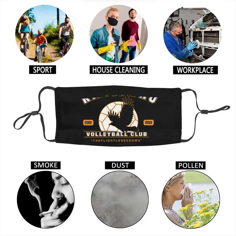Haikyuu Karasuno Volleybal Club Eagle Breathable Mouth Face Mask Unisex Adult Japanese Manga Mask Protection Respirator Muffle
Haikyuu Karasuno Volleybal Club Eagle Breathable Mouth Face Mask Unisex Adult Japanese Manga Mask Protection Respirator Muffle