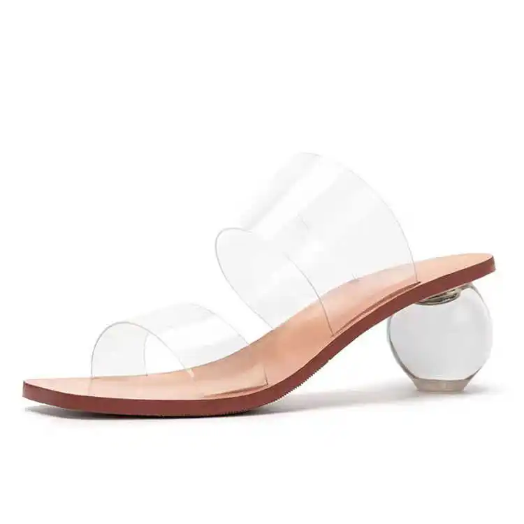 Sandals for woman sandals women's spring and summer new PVC one line belt middle heel transparent fashion women's shoes
Sandals for woman sandals women's spring and summer new PVC one line belt middle heel transparent fashion women's shoes