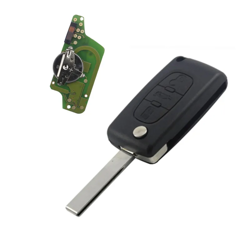 3 Button Flip Fob Remote Car Key 433Mhz ID46 PCF7941 Chip Battery on pcb Auto Key
3 Button Flip Fob Remote Car Key 433Mhz ID46 PCF7941 Chip Battery on pcb Auto Key
