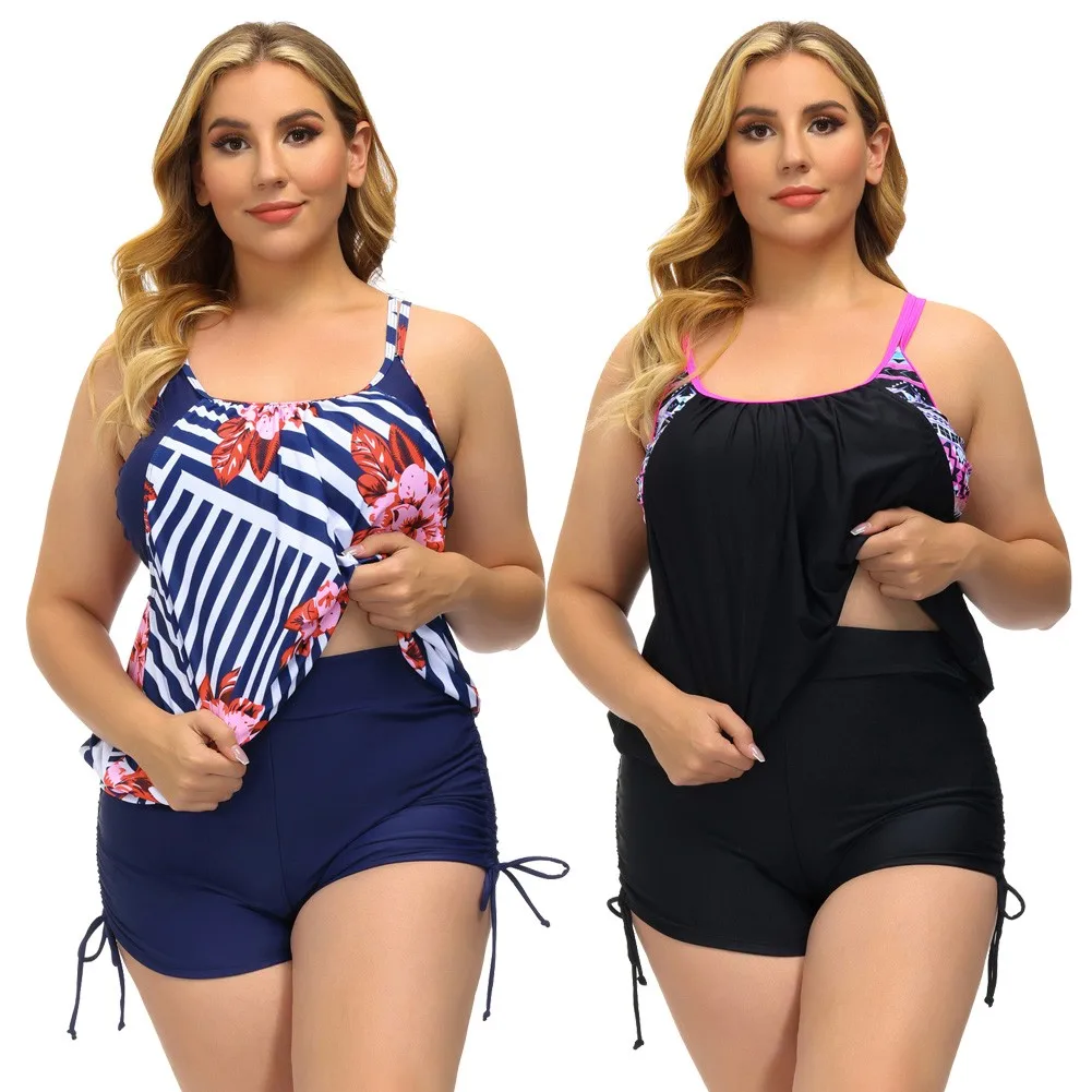 Belle Poque Plus Size Female Swimsuit Solid Color Padded Swimwear Tops+High Waist Brief Women Bathing Suit Sports Short Swimsuit
Belle Poque Plus Size Female Swimsuit Solid Color Padded Swimwear Tops+High Waist Brief Women Bathing Suit Sports Short Swimsuit