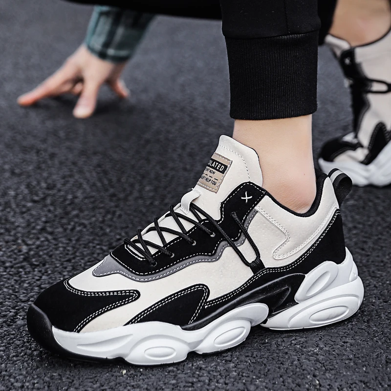 2021 New Spring Man's Fashion Sneakers Lace-up Comfortable Breathable Jogging Shoes Joker Simple Outdoor Running Shoes
2021 New Spring Man's Fashion Sneakers Lace-up Comfortable Breathable Jogging Shoes Joker Simple Outdoor Running Shoes