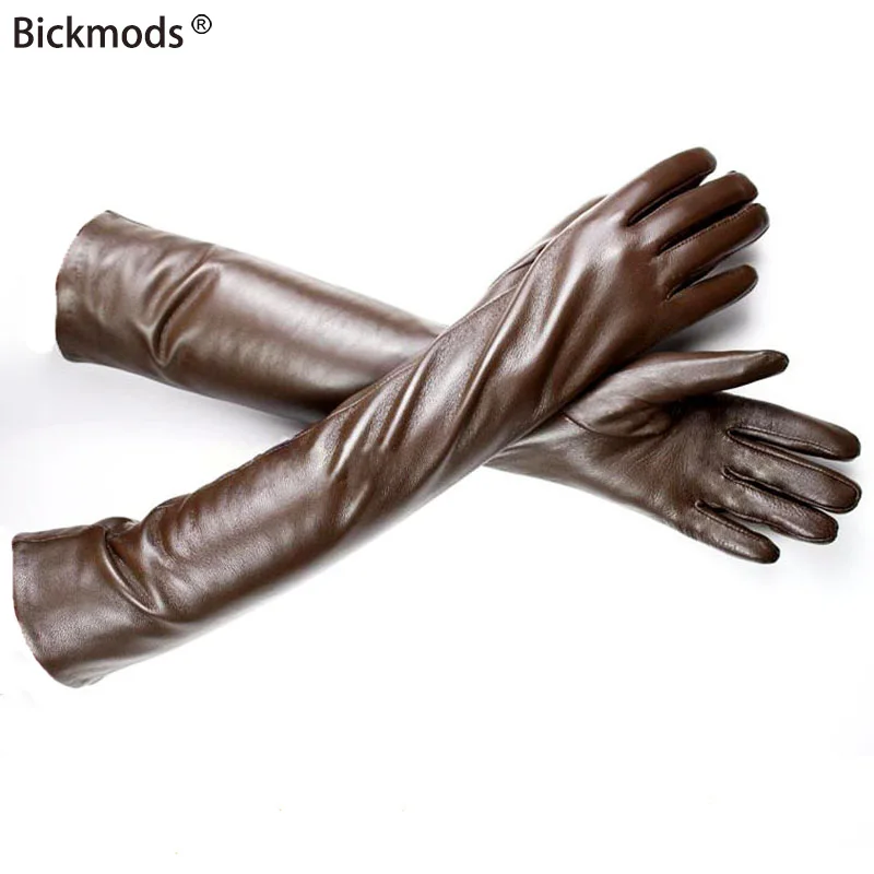 Long Sheepskin Leather Gloves Women's Fashion Color Velvet Lining Autumn and Winter Windproof and Warm Finger Gloves
Long Sheepskin Leather Gloves Women's Fashion Color Velvet Lining Autumn and Winter Windproof and Warm Finger Gloves