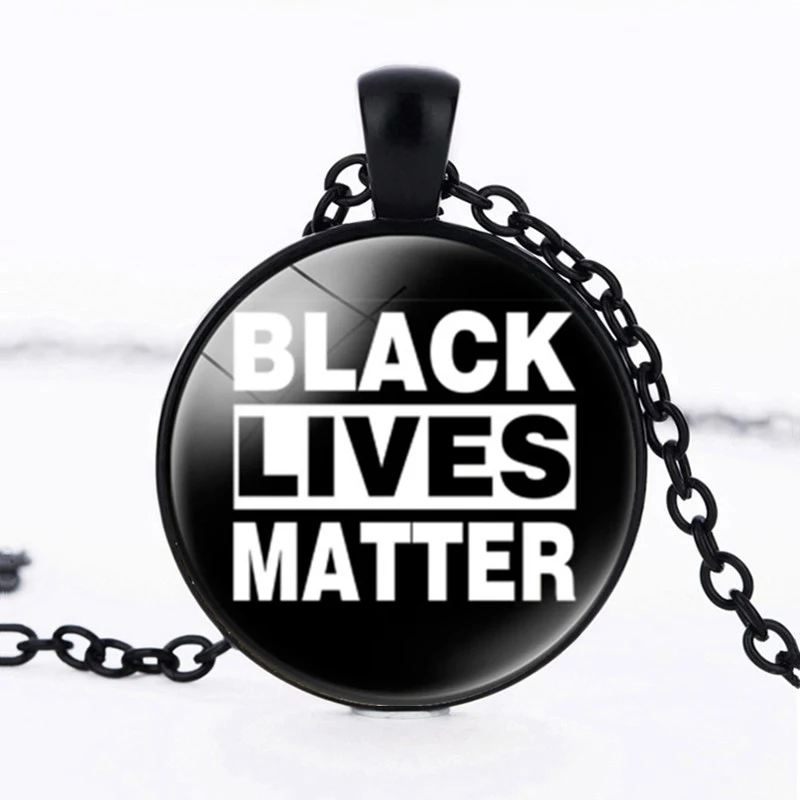 Black Lives Matter Necklace Round Pendant Choker Necklace Stay Woke Necklace Life is Important Necklace Jewelry
Black Lives Matter Necklace Round Pendant Choker Necklace Stay Woke Necklace Life is Important Necklace Jewelry