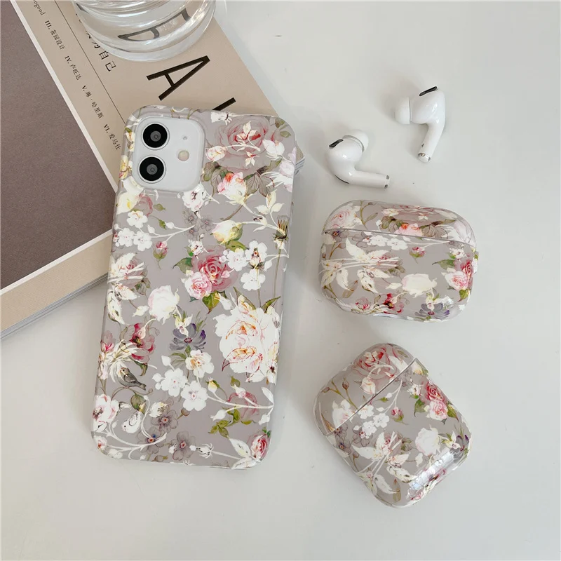 Embossed Roses Case for Apple airpods Pro 1 2 Luminous floral case For iphone 13 13Pro 11 12Pro Max X XR 7 8Plus silicone cover
Embossed Roses Case for Apple airpods Pro 1 2 Luminous floral case For iphone 13 13Pro 11 12Pro Max X XR 7 8Plus silicone cover