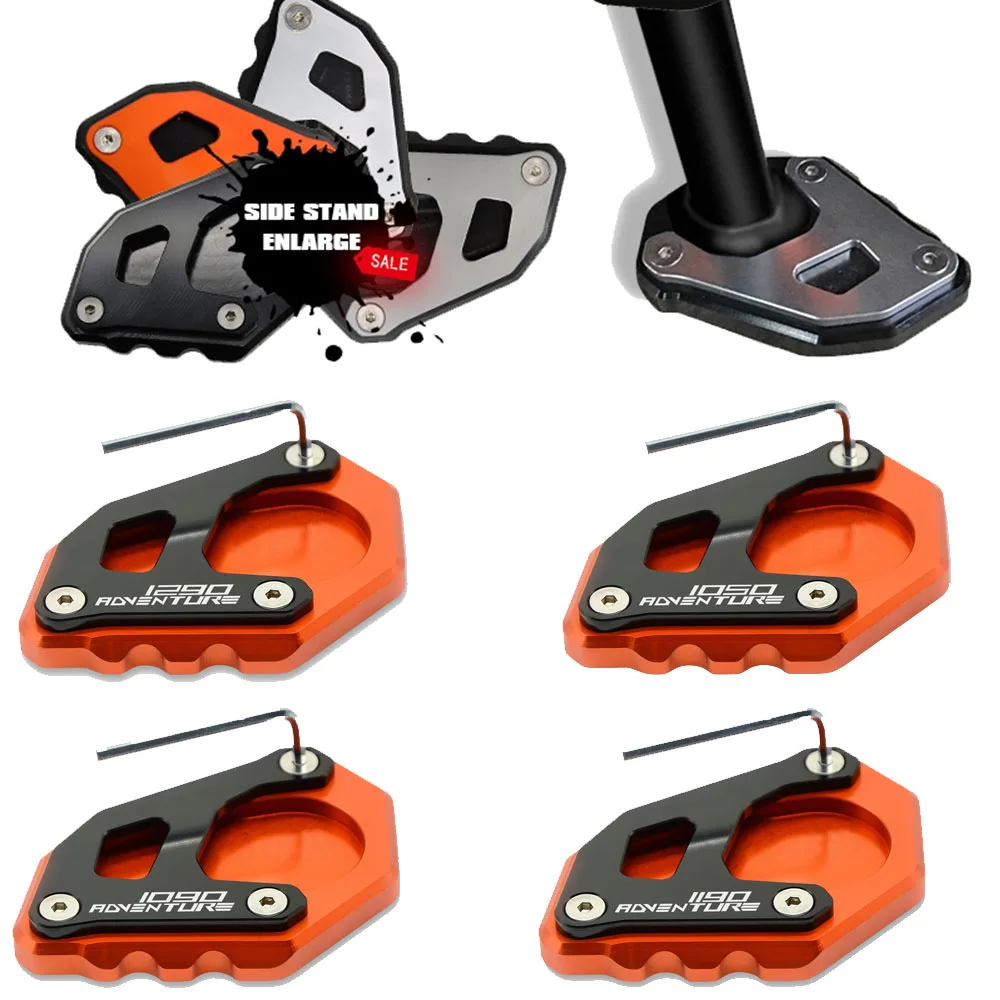 For Adventure 1290 1050 1090 1190 Adventure Aluminum Motorcycle Side Stand Enlarger Kickstand Enlarge Plate Pad Accessories
For Adventure 1290 1050 1090 1190 Adventure Aluminum Motorcycle Side Stand Enlarger Kickstand Enlarge Plate Pad Accessories