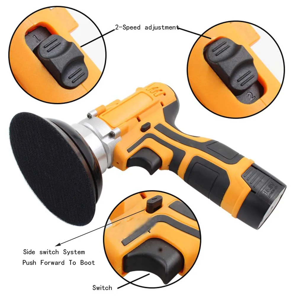 16.8V Lithium Battery Chargable Polish Machine Car Polisher Cleaner Wireless Portable Adjustable speed Waxing Machine
16.8V Lithium Battery Chargable Polish Machine Car Polisher Cleaner Wireless Portable Adjustable speed Waxing Machine