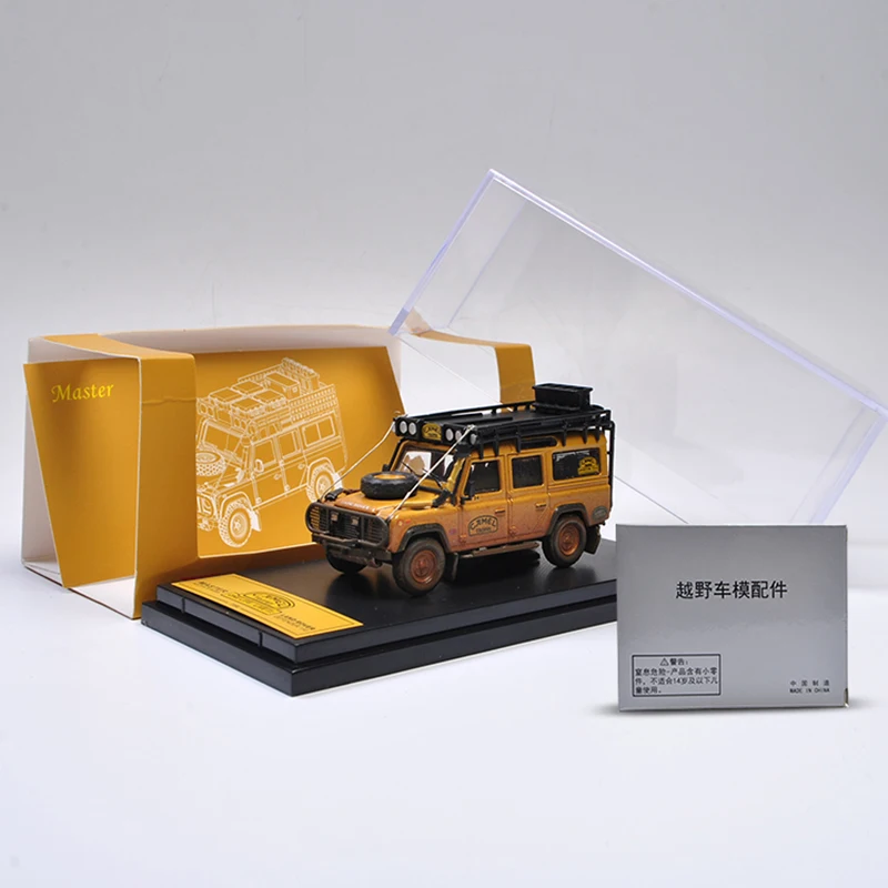 Master 1:64 Modely Car Land Rover Defender 110 Camel Alloy Die-cast Vehicle with Accessories Set Display Collection
Master 1:64 Modely Car Land Rover Defender 110 Camel Alloy Die-cast Vehicle with Accessories Set Display Collection