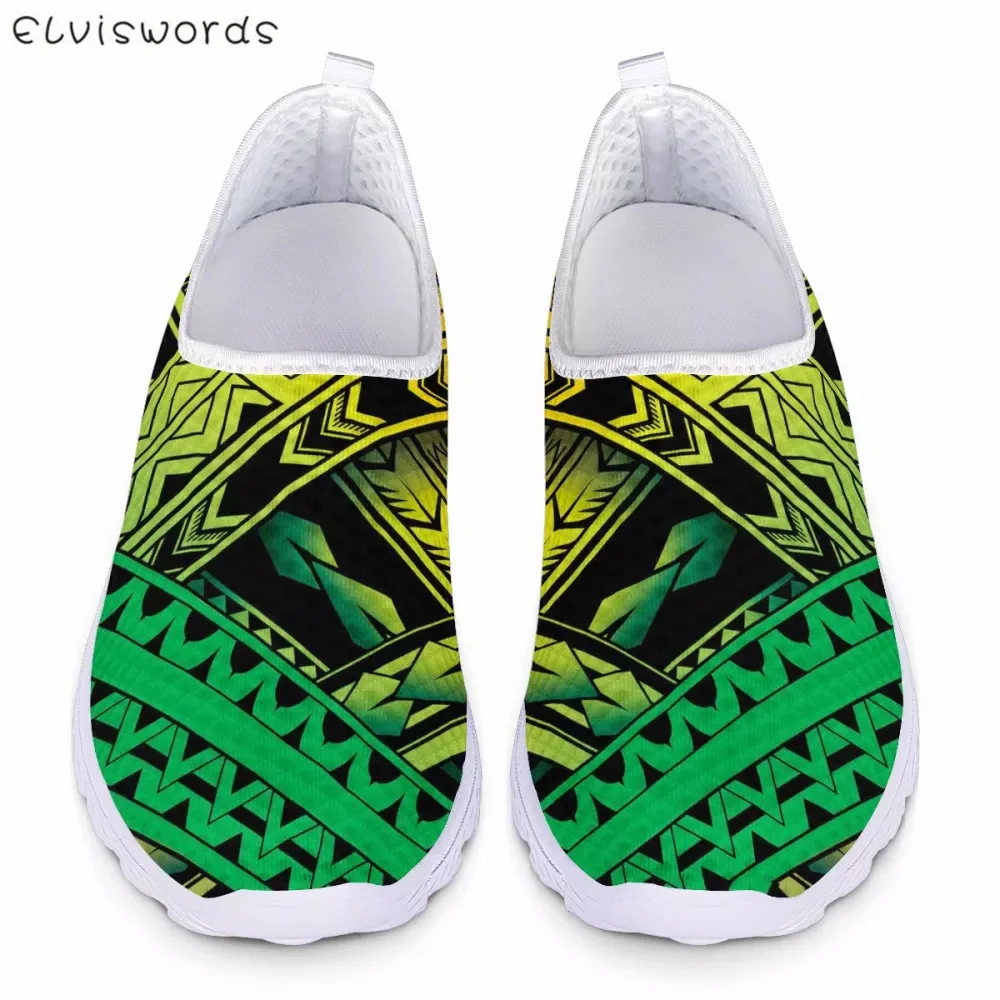 ELVISWORDS Women Casual Flats Shoes Polynesian Tribal Tattoos Printing Air Mesh Shoes Large Size Walking Sneakers Slip On Zapato 
ELVISWORDS Women Casual Flats Shoes Polynesian Tribal Tattoos Printing Air Mesh Shoes Large Size Walking Sneakers Slip On Zapato