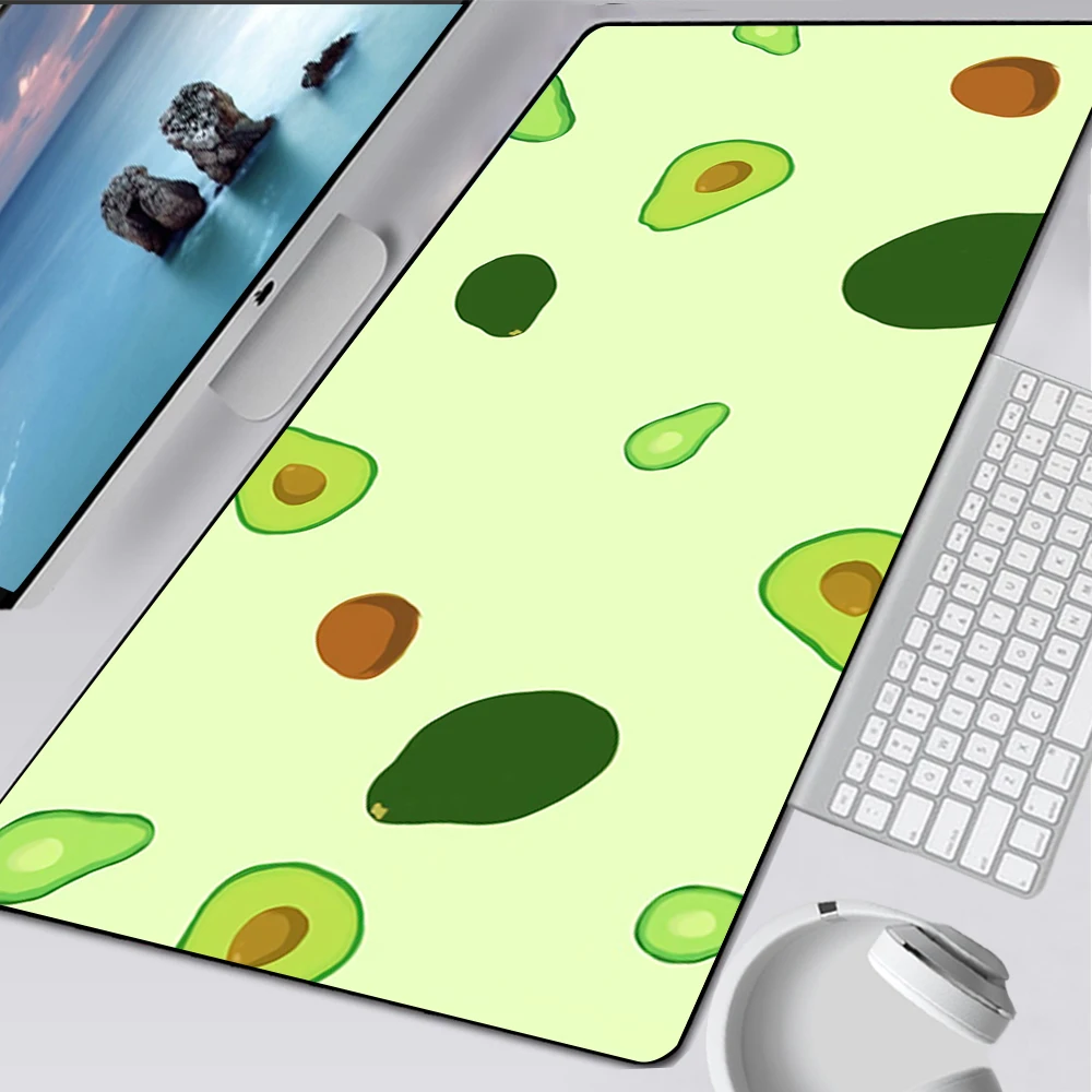 Большой игровой коврик для мыши компьютерный ноутбука с изображением авокадо в