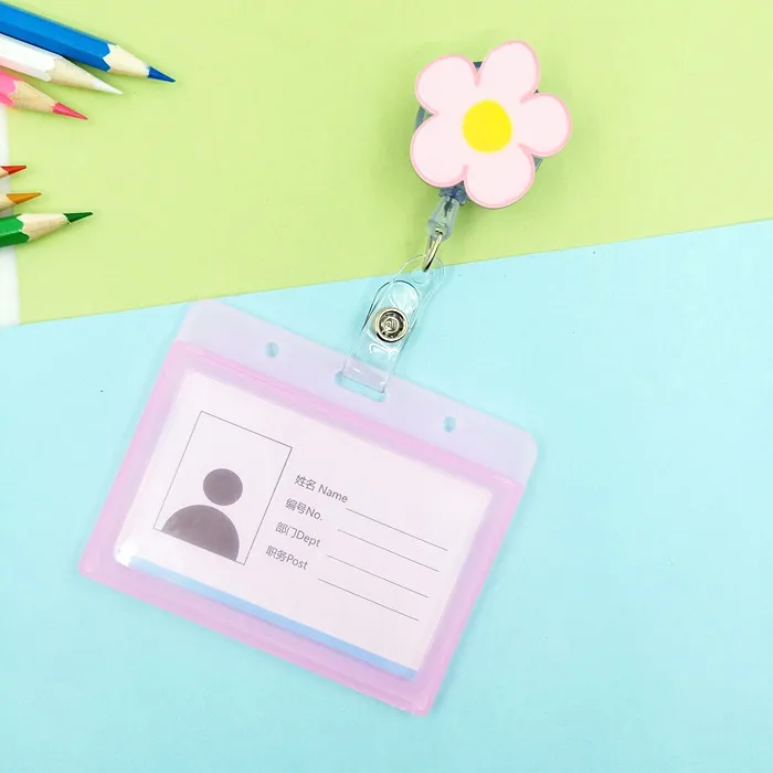 Transparent Waterproof Card Holder Cute Cartoon Easy-pull Retractable Employee Work Certificate Holder Nurse Badge Clip
Transparent Waterproof Card Holder Cute Cartoon Easy-pull Retractable Employee Work Certificate Holder Nurse Badge Clip