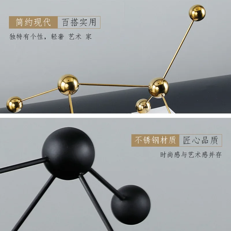Modern Minimalist Geometric Ball Ornaments Creative Golden Study Decorations Living Room Furnishings
Modern Minimalist Geometric Ball Ornaments Creative Golden Study Decorations Living Room Furnishings