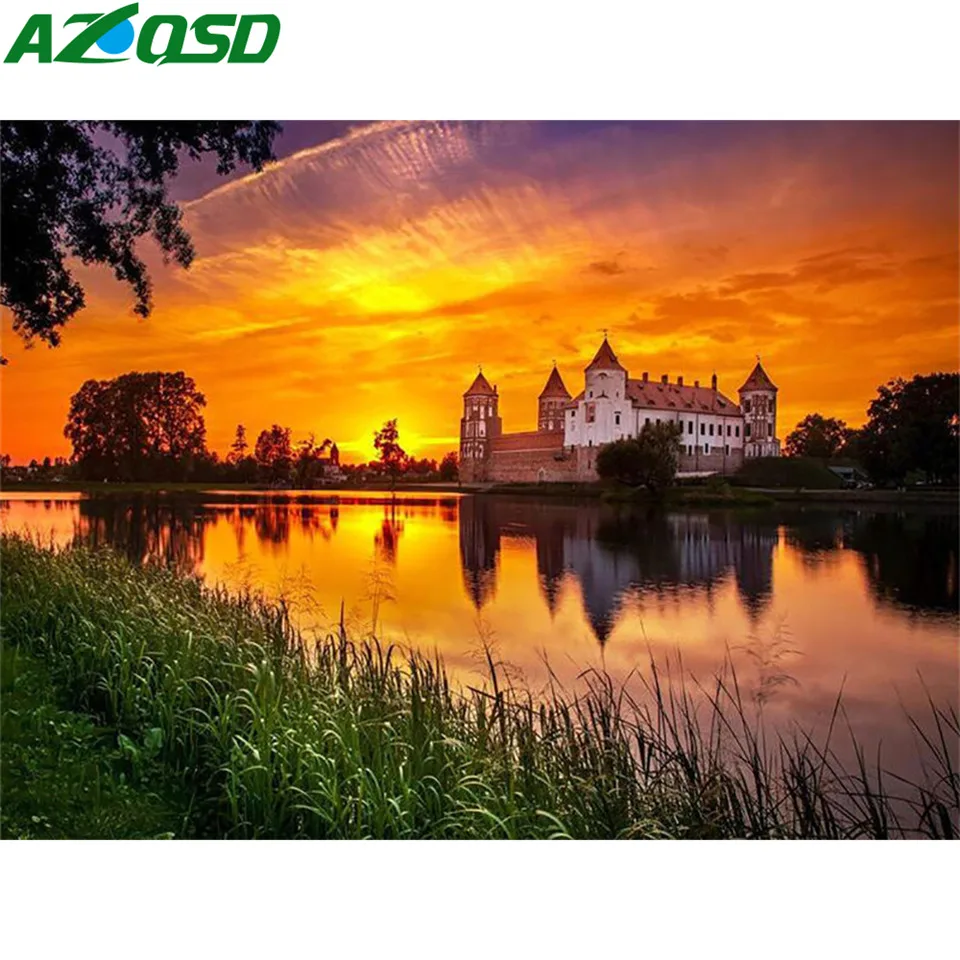 AZQSD Алмазная вышивка Пейзаж Закат ремесла домашний декор алмазная живопись крестиком сценическое рукоделие подарок искусство на стену
AZQSD Алмазная вышивка Пейзаж Закат ремесла домашний декор алмазная живопись крестиком сценическое рукоделие подарок искусство на стену