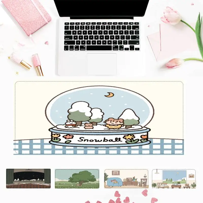 Pattern Cat and Rabbit Green Cute Cartoon Animal Mouse Pad Gamer Keyboard Maus Pad Desk Mouse Mat Game Accessories For Overwatch
Pattern Cat and Rabbit Green Cute Cartoon Animal Mouse Pad Gamer Keyboard Maus Pad Desk Mouse Mat Game Accessories For Overwatch