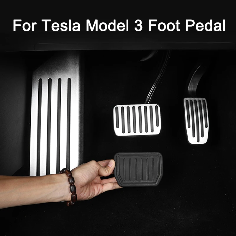 New Arrival Car Foot Pedal for Tesla Model 3 Accelerator Gas Fuel Brake Pedal Pads Mats Cover Accessories Car Styling
New Arrival Car Foot Pedal for Tesla Model 3 Accelerator Gas Fuel Brake Pedal Pads Mats Cover Accessories Car Styling