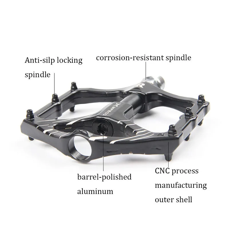 Bicycle pedal mountain bike pedal aluminum alloy non-slip pedal sealed bearing BMX road mountain bike pedal
Bicycle pedal mountain bike pedal aluminum alloy non-slip pedal sealed bearing BMX road mountain bike pedal