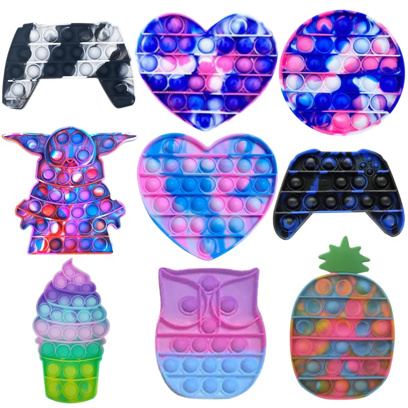 Rainbow Bubble Pops Fidget Kids Toy Sensory Autisim Special Need Its Anti-stress Stress Relief Squishy Fidget Toy Random Color
Rainbow Bubble Pops Fidget Kids Toy Sensory Autisim Special Need Its Anti-stress Stress Relief Squishy Fidget Toy Random Color
