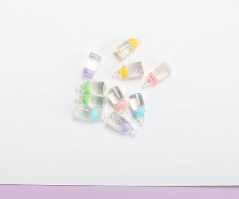 transparent Baby Bottle DIY Mini Baby Shower Decorations Resin Milk Bottles Home Crafts DollHouse kitchen toy accessories 
transparent Baby Bottle DIY Mini Baby Shower Decorations Resin Milk Bottles Home Crafts DollHouse kitchen toy accessories