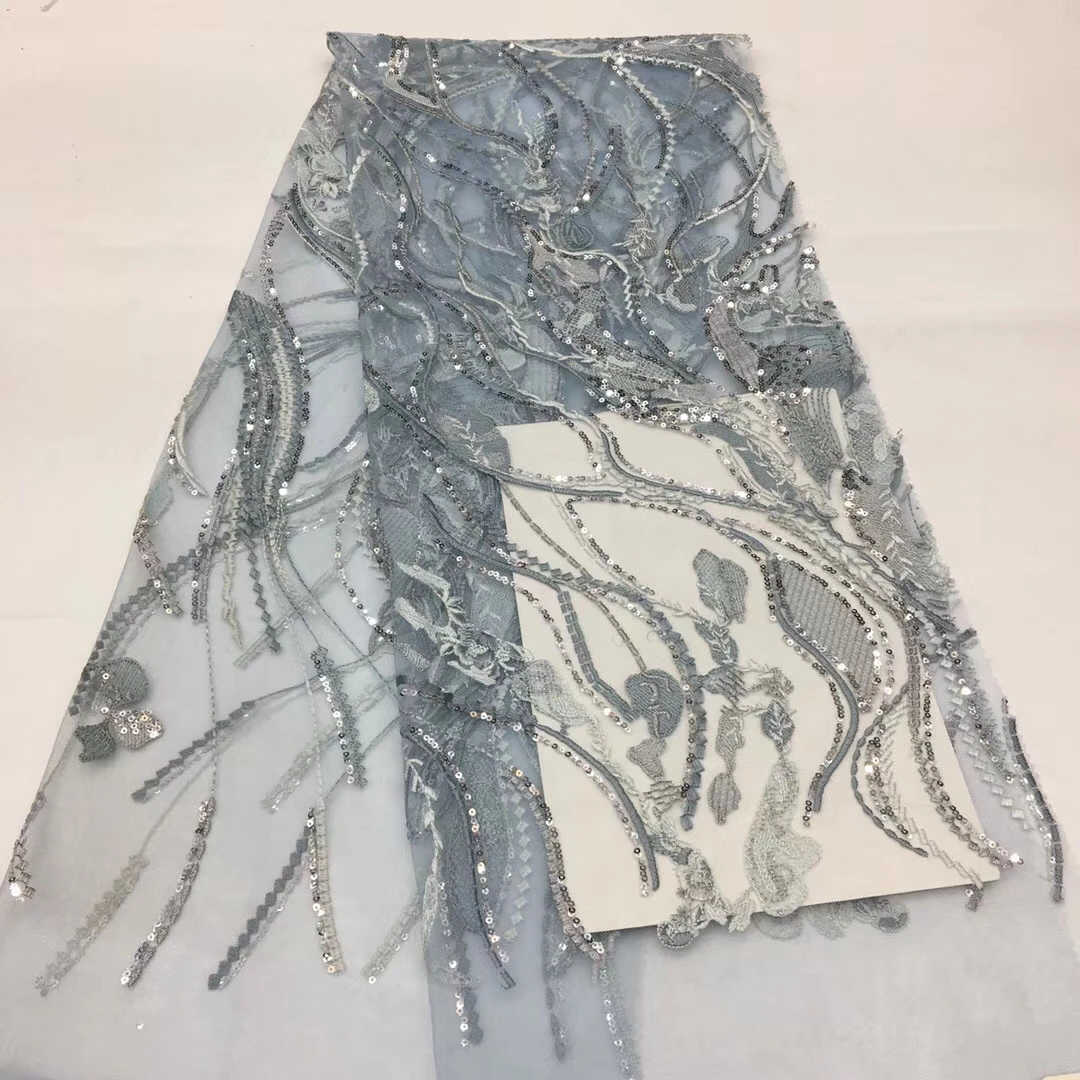 2020 sequin lace fabric mesh African embroidery sequence Nigerian French latest high-quality tulle hot XX3731
2020 sequin lace fabric mesh African embroidery sequence Nigerian French latest high-quality tulle hot XX3731