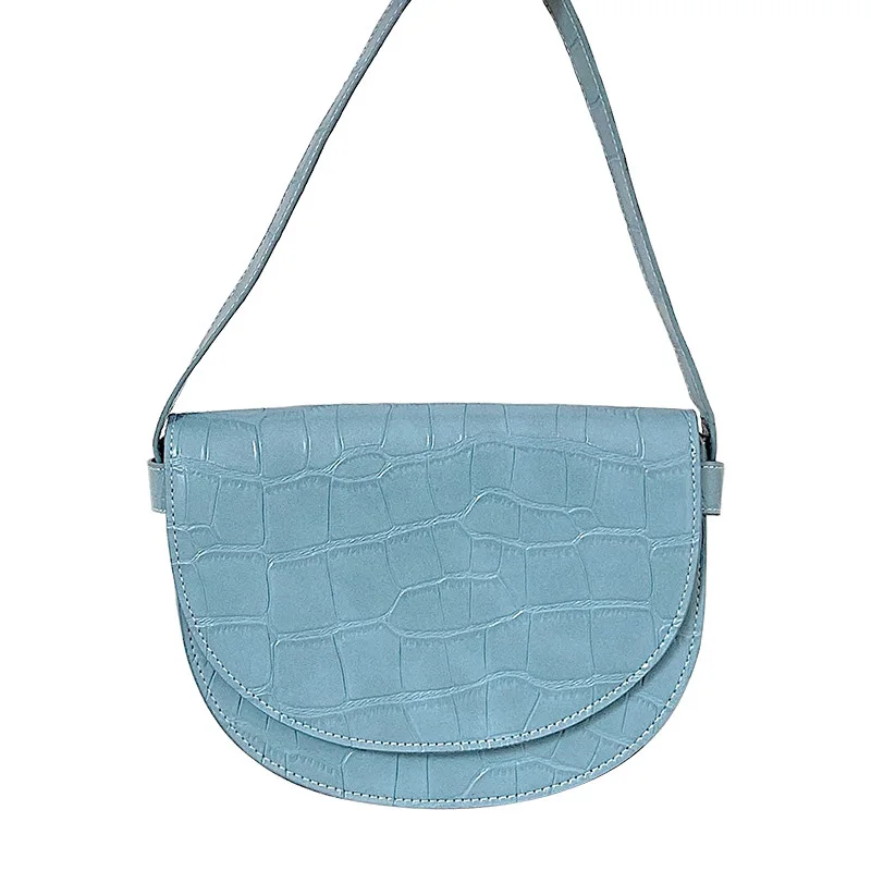 Crocodile pattern PU Leather Flap Saddle Bags for Women 2021 Vintage Simple Lady Luxury Shoulder Bag Female Handbags and Purses
Crocodile pattern PU Leather Flap Saddle Bags for Women 2021 Vintage Simple Lady Luxury Shoulder Bag Female Handbags and Purses