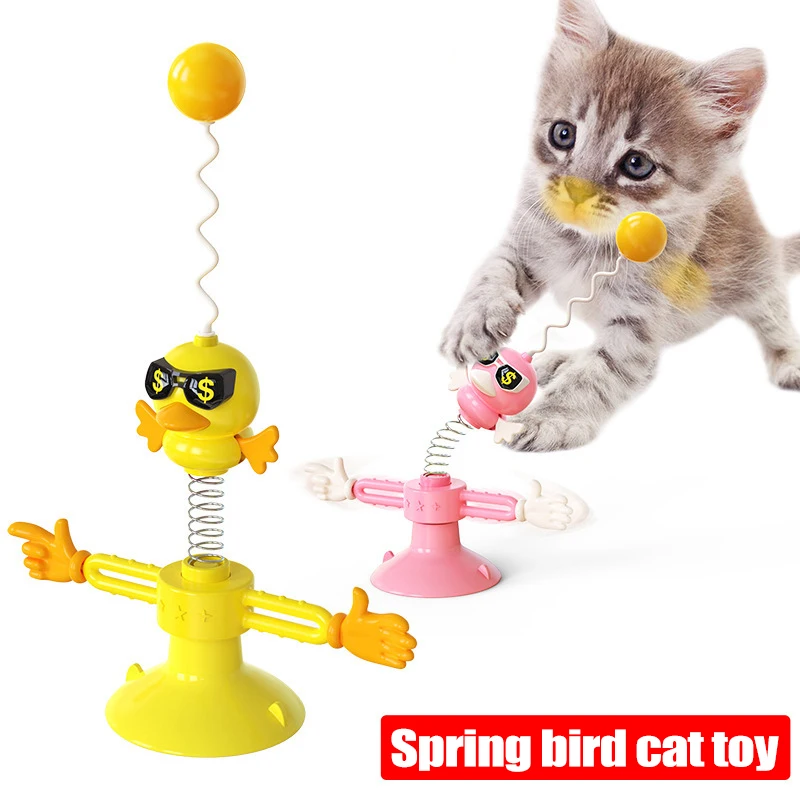 New Hot Spring Pet Toy Elastic with Cat Ball and 2 Bird Hand Around Bottom Sucker Pet Cat Toy 
New Hot Spring Pet Toy Elastic with Cat Ball and 2 Bird Hand Around Bottom Sucker Pet Cat Toy