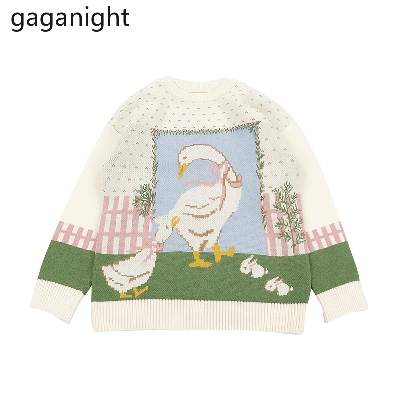 Gaganight женский нежный стиль Японский пасторальный Лебедь иллюстрация жаккардовый Бежевый свитер 2021 Осень Зима Новый Свободный вязаный Топ
Gaganight женский нежный стиль Японский пасторальный Лебедь иллюстрация жаккардовый Бежевый свитер 2021 Осень Зима Новый Свободный вязаный Топ