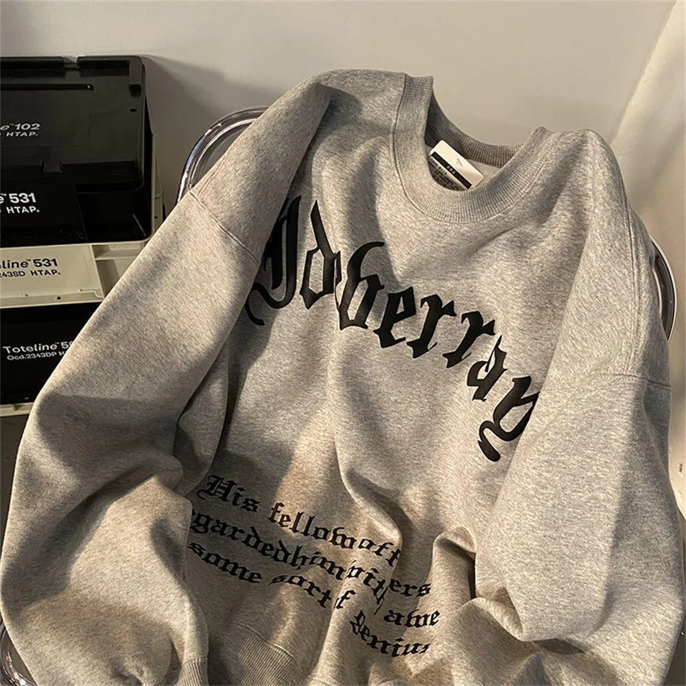 Autumn Spring Japan Hip Hop Party Loose Holiday Casual Gray Letter Printed Cool New Cool Hoodies Loose Oversized Sweatshirt 
Autumn Spring Japan Hip Hop Party Loose Holiday Casual Gray Letter Printed Cool New Cool Hoodies Loose Oversized Sweatshirt
