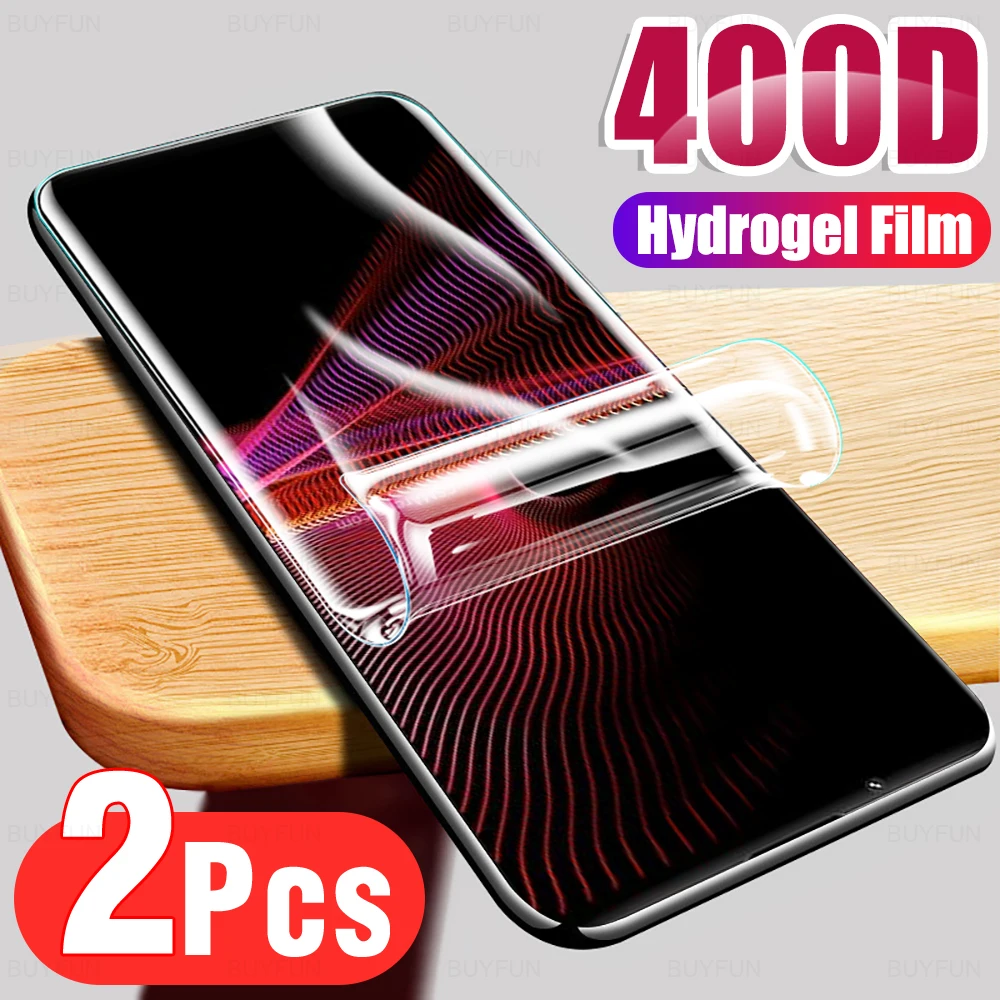 2Pcs Full Cover Hydrogel Film For Sony Xperia 1 III Screen Protection For Xperia1 5 10 II III Pro Plus Protector Film Not Glass
2Pcs Full Cover Hydrogel Film For Sony Xperia 1 III Screen Protection For Xperia1 5 10 II III Pro Plus Protector Film Not Glass