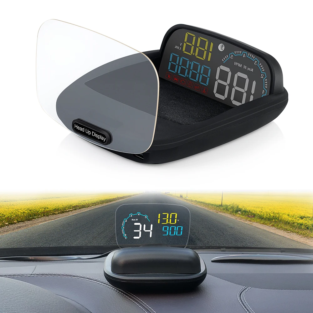 Auto Accessories OBD2 HUD Car Head Up Display Mirror Projector Digital Security Alarm Set Car Electronic Speedometer RPM
Auto Accessories OBD2 HUD Car Head Up Display Mirror Projector Digital Security Alarm Set Car Electronic Speedometer RPM